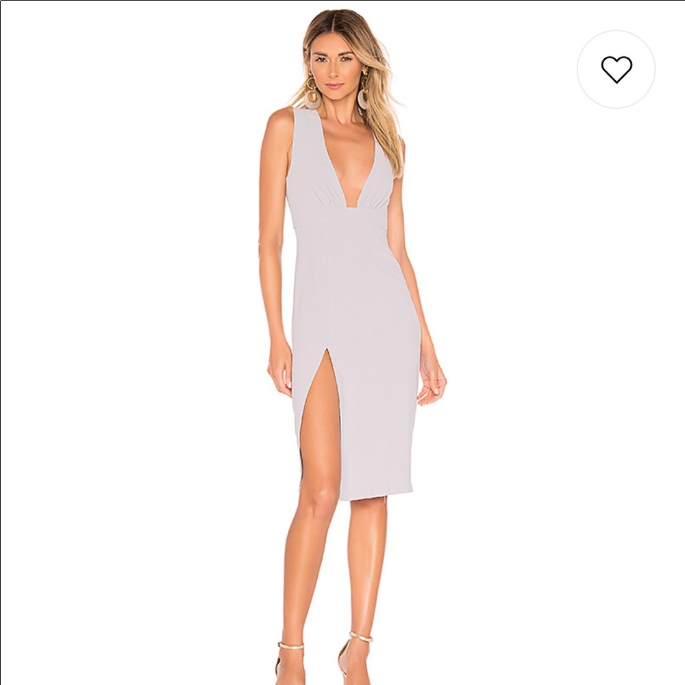 Rayhana High Slit Dress in Lavender